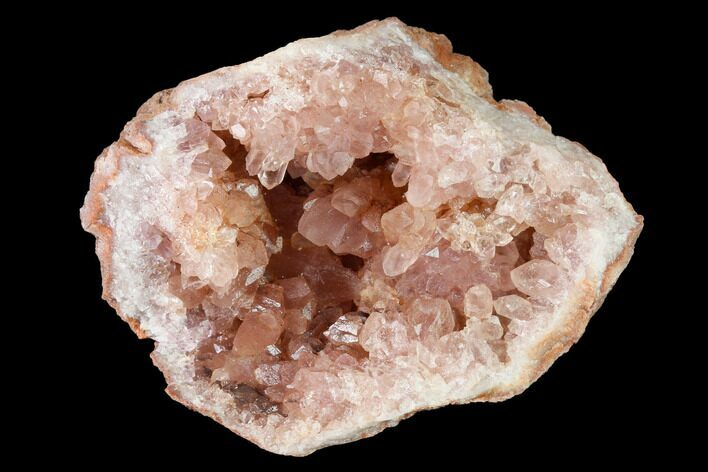 Sparkly, Pink Amethyst Geode Section - Argentina #170151